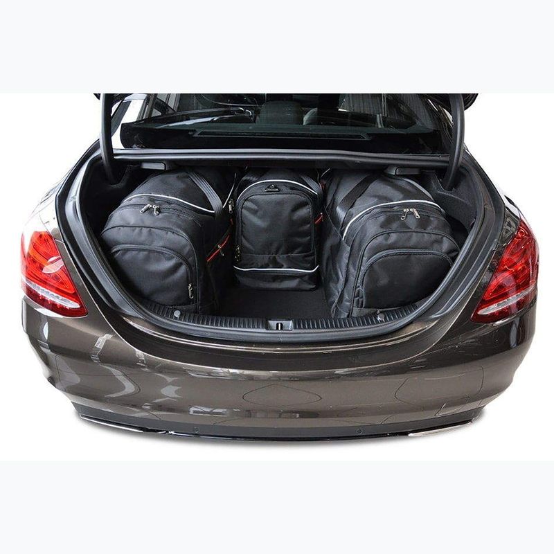 Zestaw toreb do bagażnika KJUST Mercedes-Benz C Limousine 2013-2021 4 szt. czarny 14