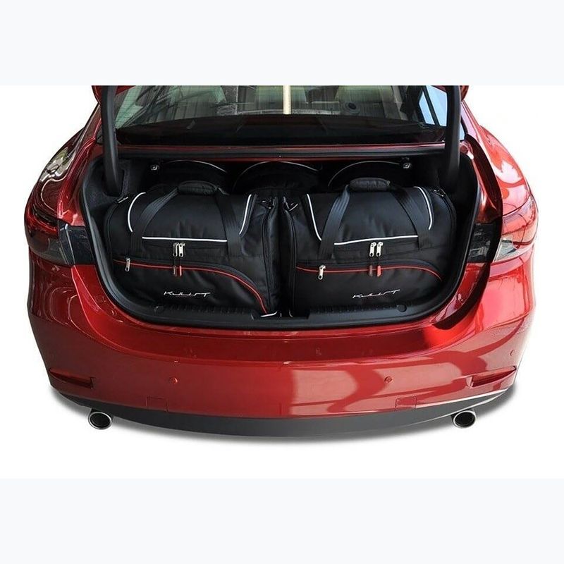 Zestaw toreb do bagażnika KJUST Mazda 6 Limousine 2012+ 5 szt. czarny 11