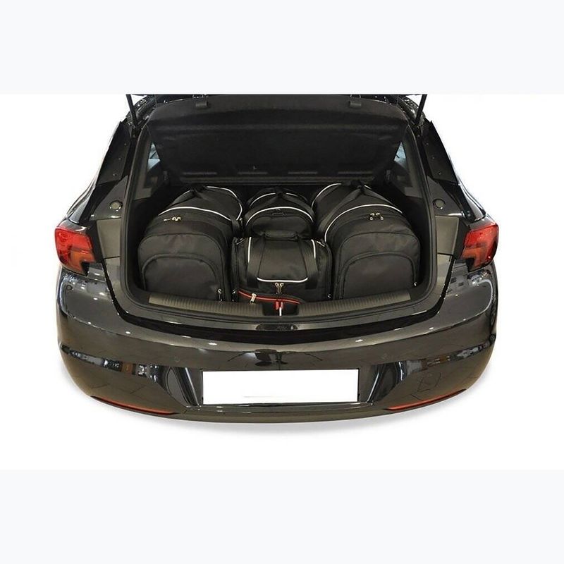 Zestaw toreb do bagażnika KJUST Opel Astra Hatchback 2015-2021 4 szt. czarny 13