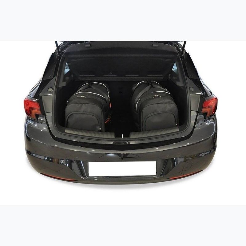 Zestaw toreb do bagażnika KJUST Opel Astra Hatchback 2015-2021 4 szt. czarny 15