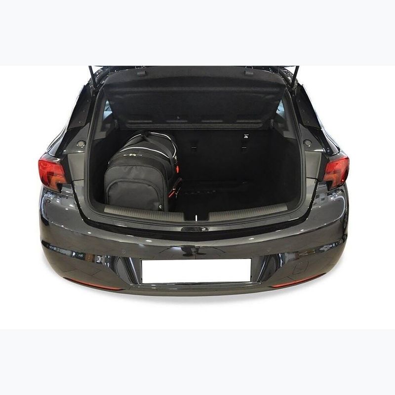 Zestaw toreb do bagażnika KJUST Opel Astra Hatchback 2015-2021 4 szt. czarny 16