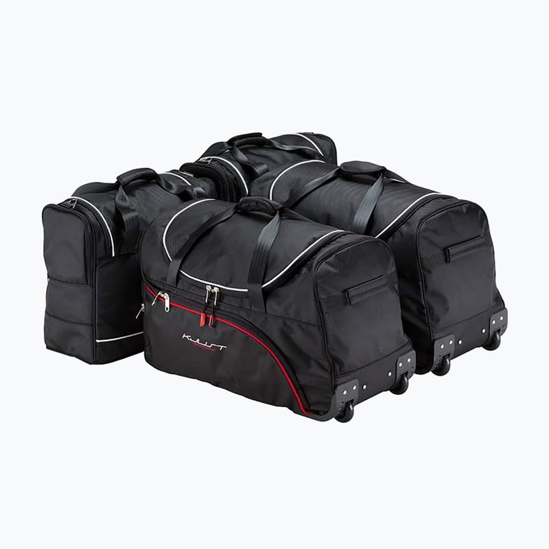 Zestaw toreb do bagażnika KJUST Mercedes-Benz C Coupe 2014-2021 4 szt. czarny 2