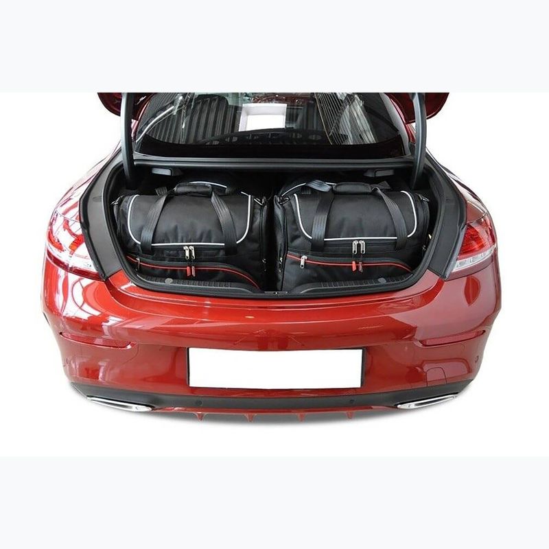 Zestaw toreb do bagażnika KJUST Mercedes-Benz C Coupe 2014-2021 4 szt. czarny 12