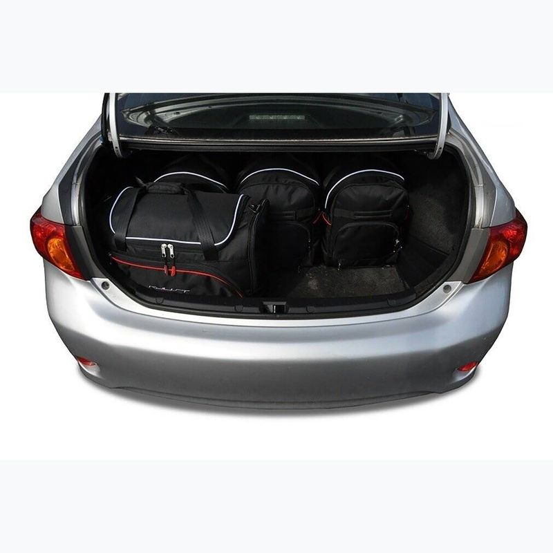 Zestaw toreb do bagażnika KJUST Toyota Corolla Limousine 2007-2014 5 szt. czarny 17