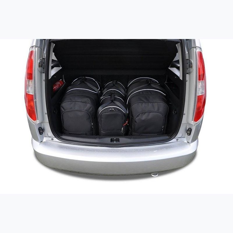 Zestaw toreb do bagażnika KJUST Skoda Roomster 2006-2015 4 szt. czarny 12