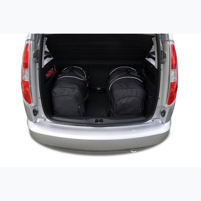 Zestaw toreb do bagażnika KJUST Skoda Roomster 2006-2015 4 szt. czarny 14