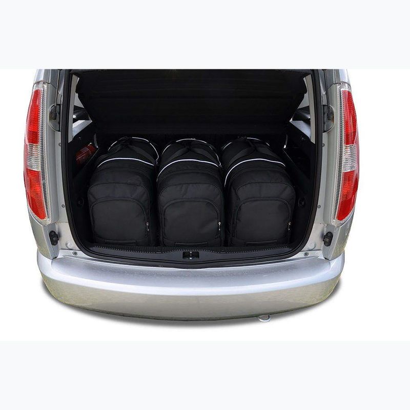 Zestaw toreb do bagażnika KJUST Skoda Roomster 2006-2015 3 szt. czarny 10