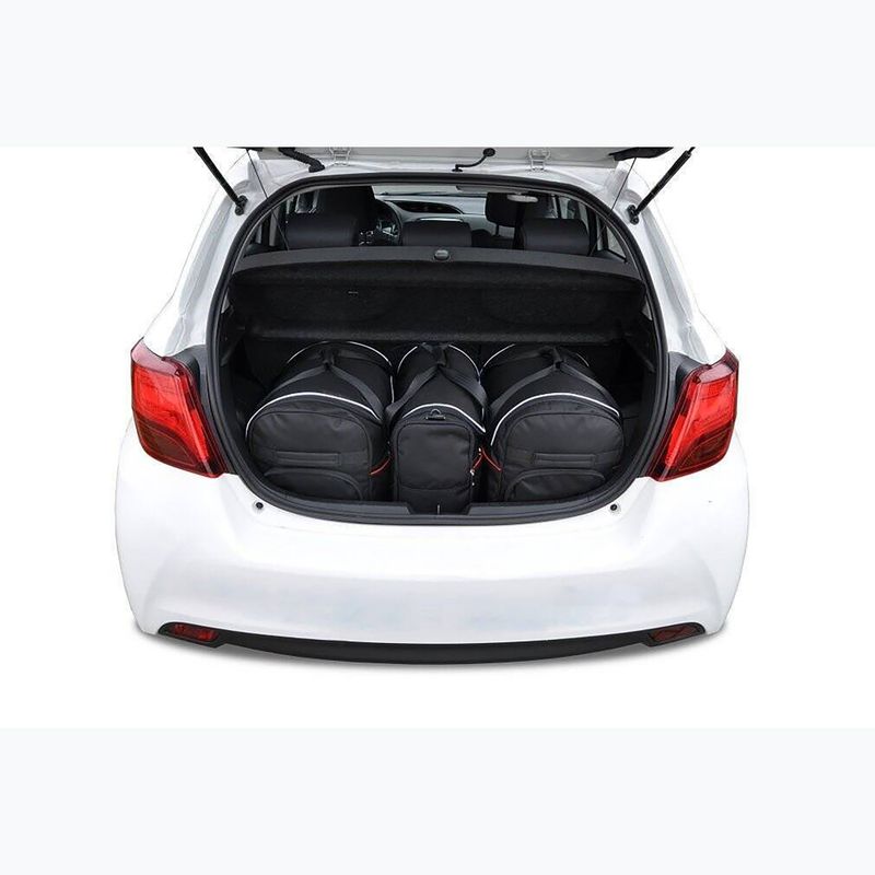 Zestaw toreb do bagażnika KJUST Toyota Yaris 2011-2020 3 szt. czarny 14