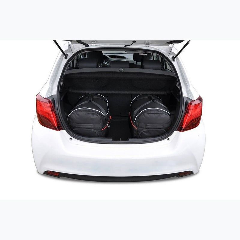 Zestaw toreb do bagażnika KJUST Toyota Yaris 2011-2020 3 szt. czarny 15