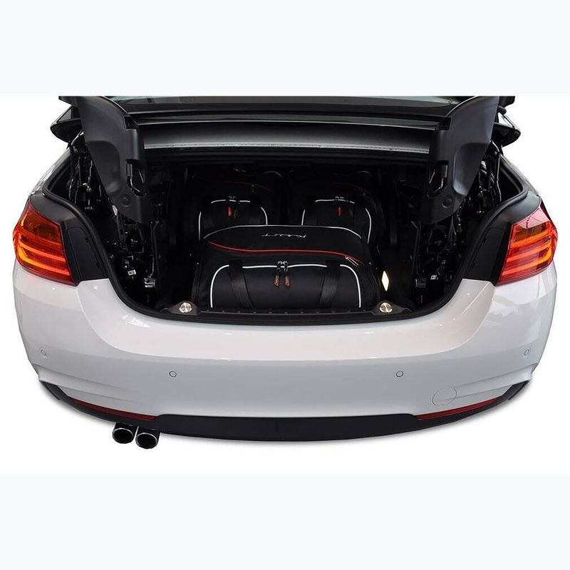 Zestaw toreb do bagażnika KJUST BMW 4 Cabrio 2013-2020 3 szt. czarny 14