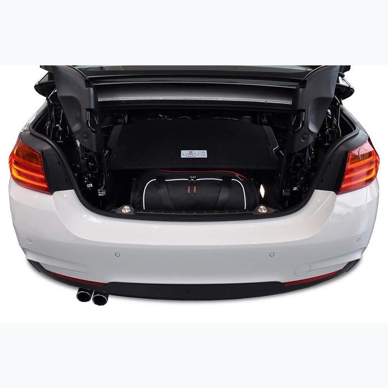 Zestaw toreb do bagażnika KJUST BMW 4 Cabrio 2013-2020 3 szt. czarny 17