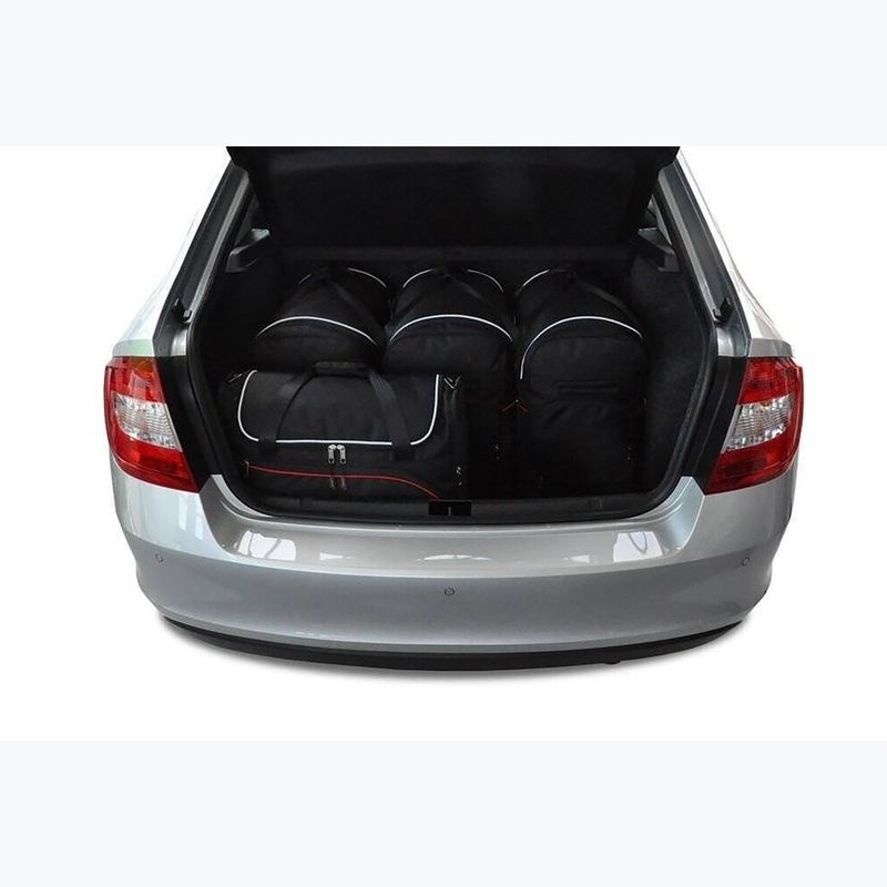 Zestaw toreb do bagażnika KJUST Skoda Rapid Liftback 2012-2019 5 szt. czarny 13