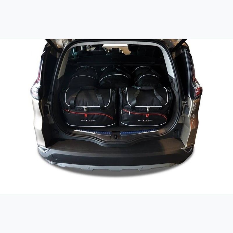 Zestaw toreb do bagażnika KJUST Renault Espace 2014-2021 5 szt. czarny 11