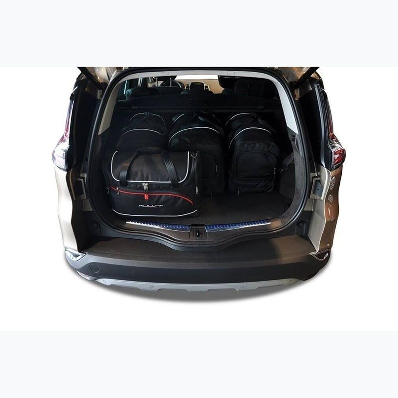 Zestaw toreb do bagażnika KJUST Renault Espace 2014-2021 5 szt. czarny 12