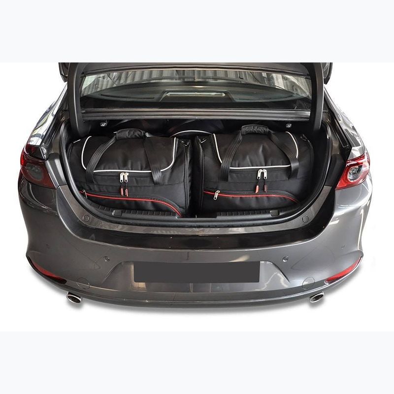 Zestaw toreb do bagażnika KJUST Mazda 3 Limousine 2018+ 5 szt. czarny 11
