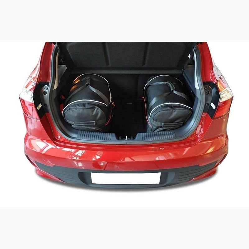 Zestaw toreb do bagażnika KJUST Kia Rio Hatchback 2011-2016 3 szt. czarny 11
