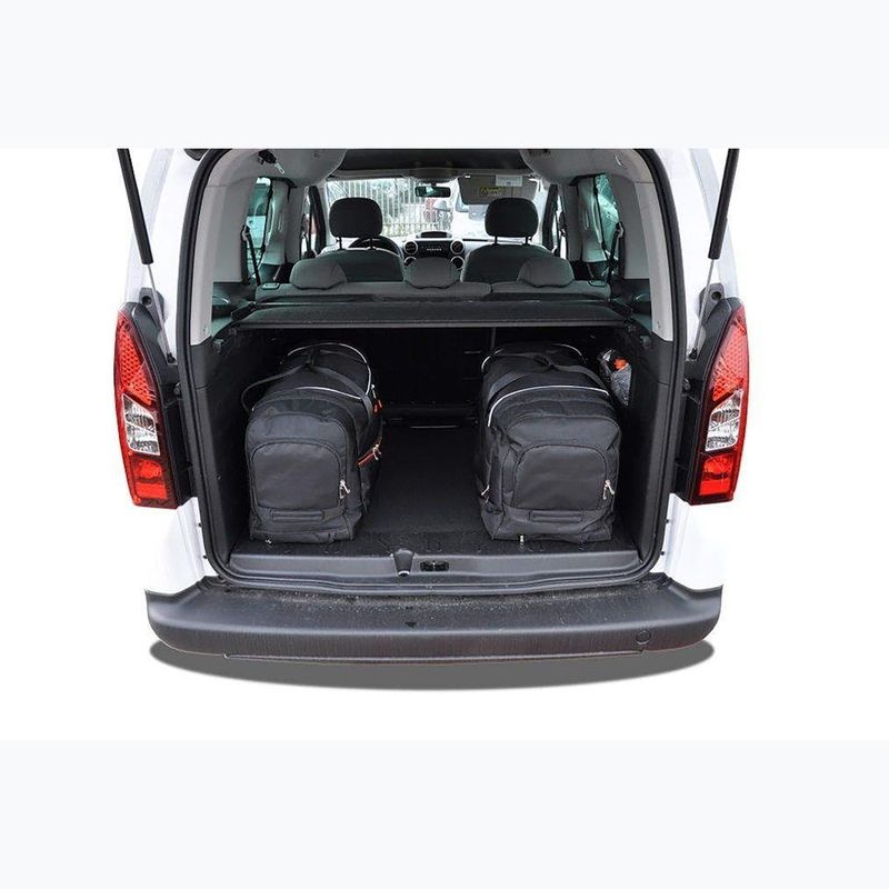 Zestaw toreb do bagażnika KJUST Peugeot Partner 2008-2019 4 szt. czarny 15