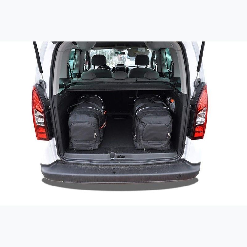 Zestaw toreb do bagażnika KJUST Citroen Berlingo 2008-2018 4 szt. czarny 20
