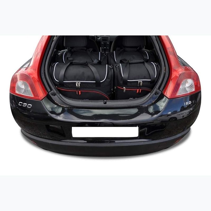Zestaw toreb do bagażnika KJUST Volvo C30 2006-2012 4 szt. czarny 10
