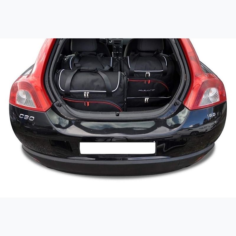 Zestaw toreb do bagażnika KJUST Volvo C30 2006-2012 4 szt. czarny 11