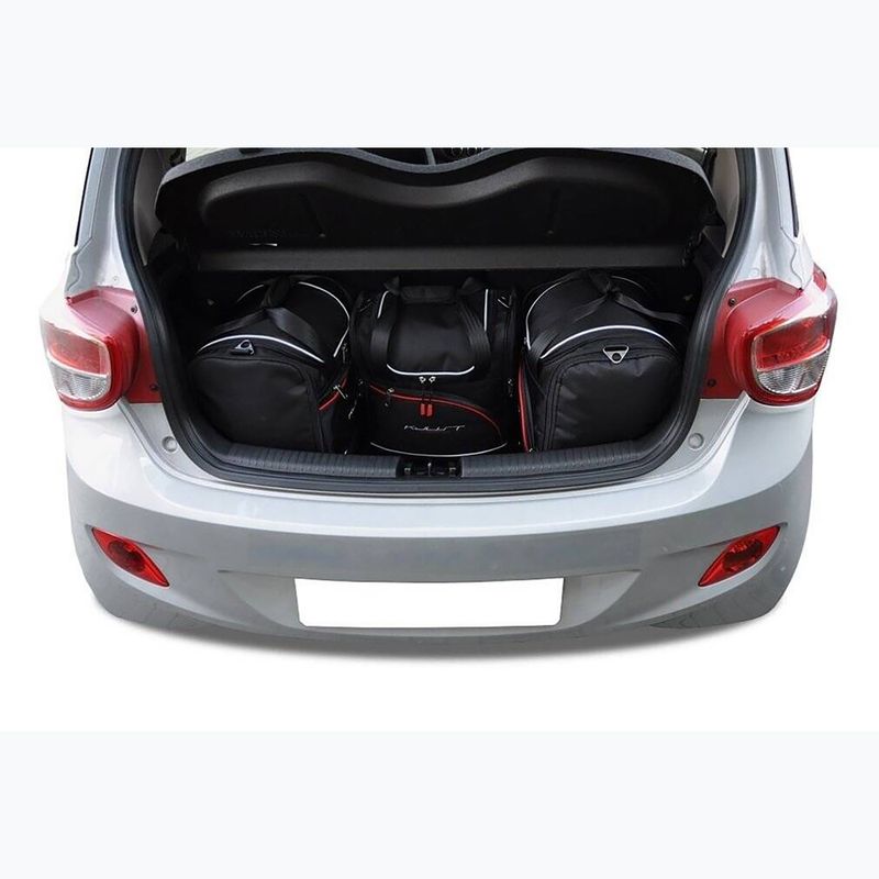 Zestaw toreb do bagażnika KJUST Hyundai I10 2013-2020 4 szt. czarny 11