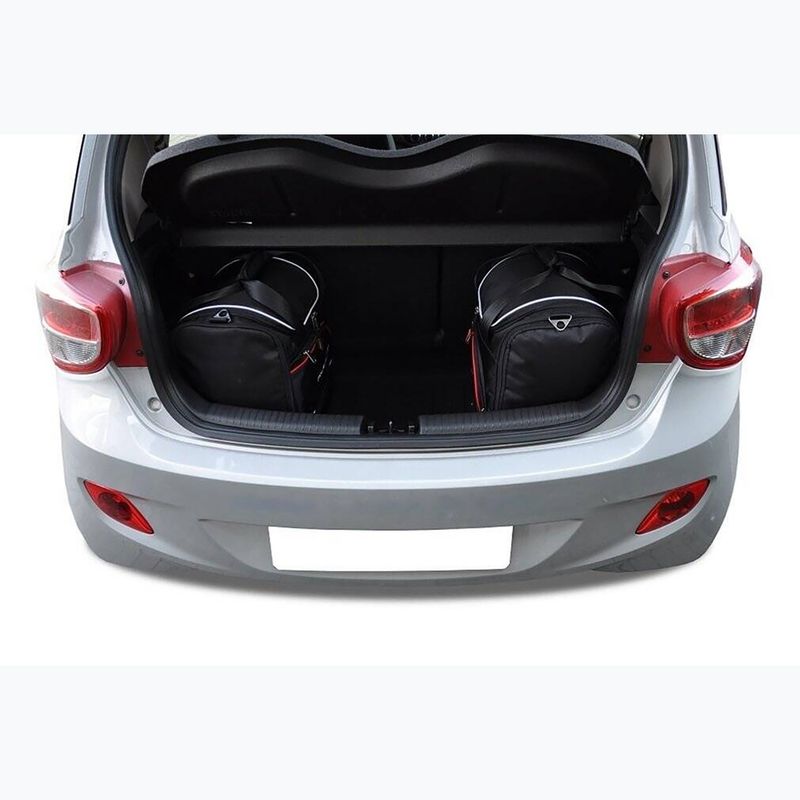 Zestaw toreb do bagażnika KJUST Hyundai I10 2013-2020 4 szt. czarny 12