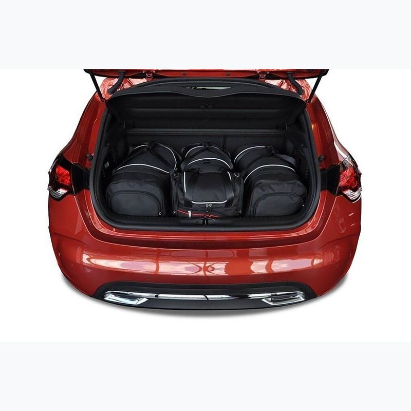 Zestaw toreb do bagażnika KJUST Citroen Ds4 Hatchback 2011-2015 4 szt. czarny 15