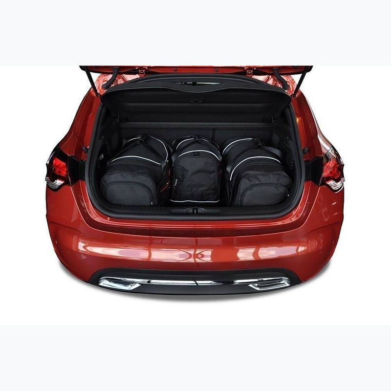 Zestaw toreb do bagażnika KJUST Citroen Ds4 Hatchback 2011-2015 4 szt. czarny 16