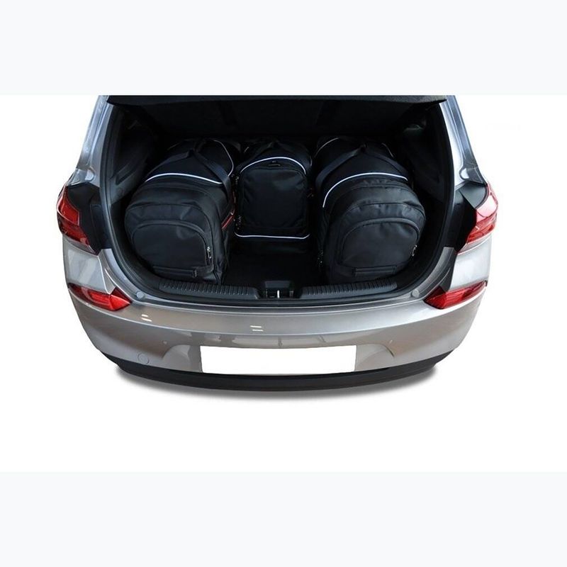 Zestaw toreb do bagażnika KJUST Hyundai I30 Hatchback 2017+ 4 szt. czarny 19