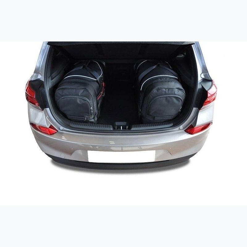 Zestaw toreb do bagażnika KJUST Hyundai I30 Hatchback 2017+ 4 szt. czarny 20