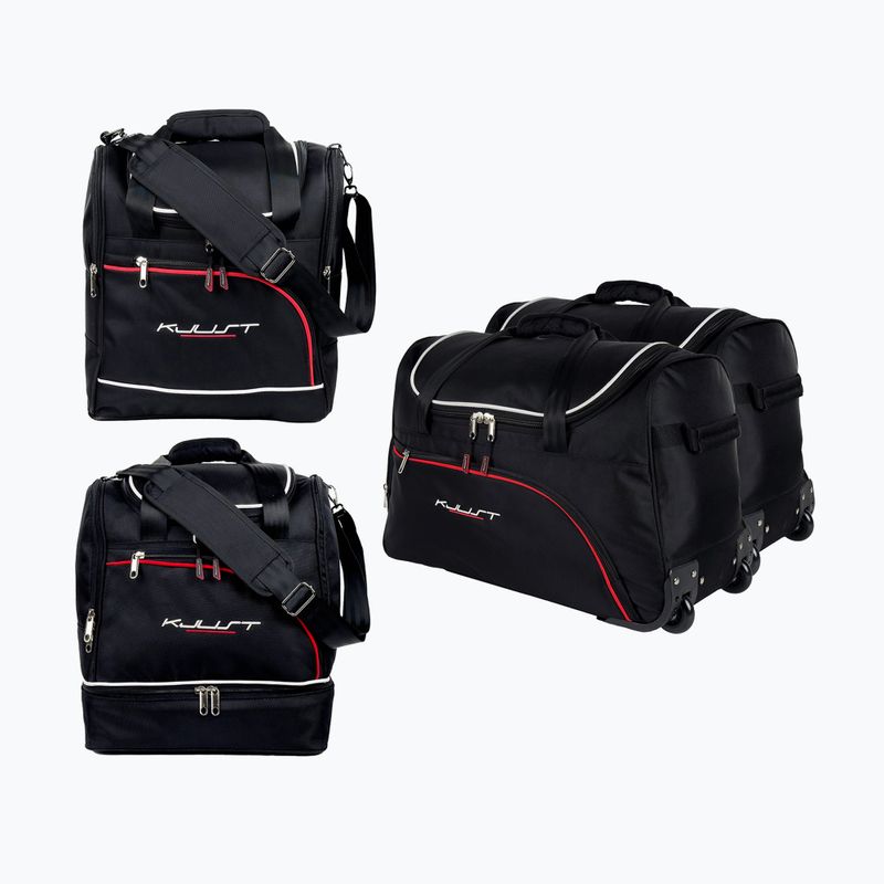 Zestaw toreb do bagażnika KJUST Audi Q2 2016+ 4 szt. czarny