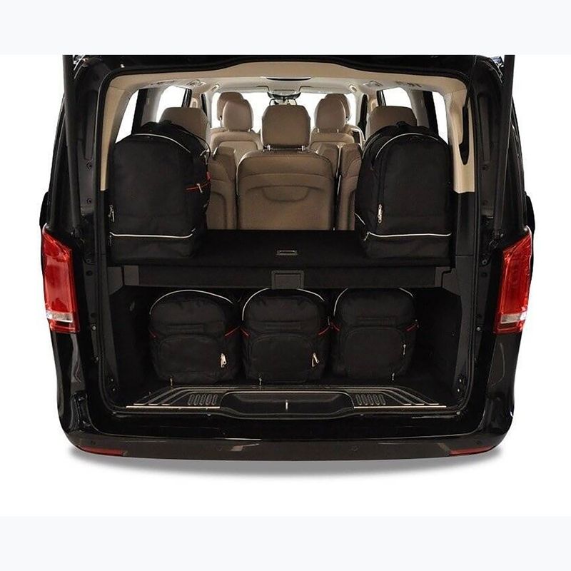 Zestaw toreb do bagażnika KJUST Mercedes-Benz V Long 2015+ 7 szt. czarny 14