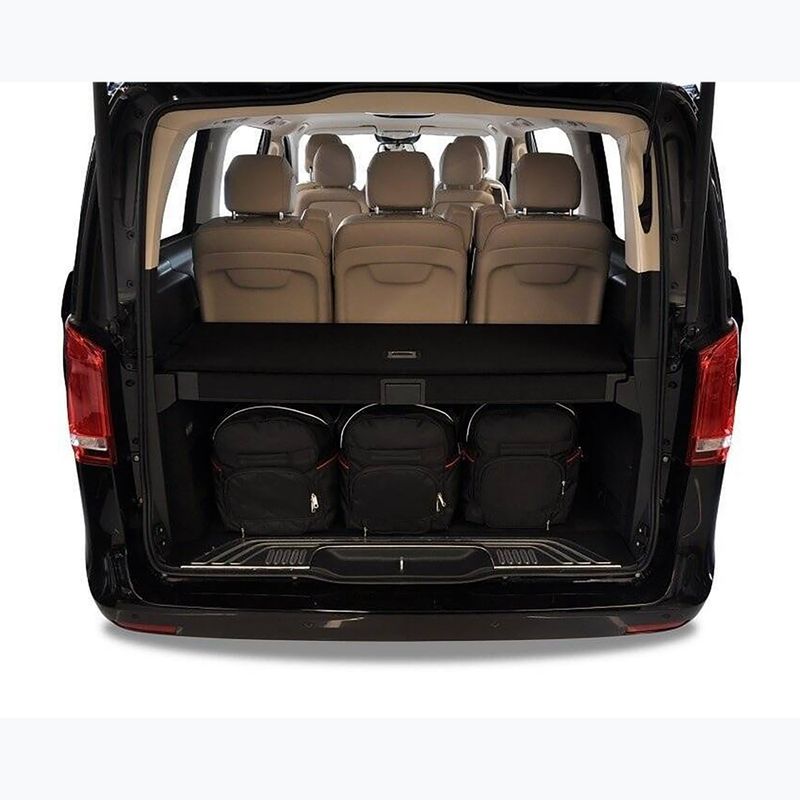 Zestaw toreb do bagażnika KJUST Mercedes-Benz V Long 2015+ 7 szt. czarny 15