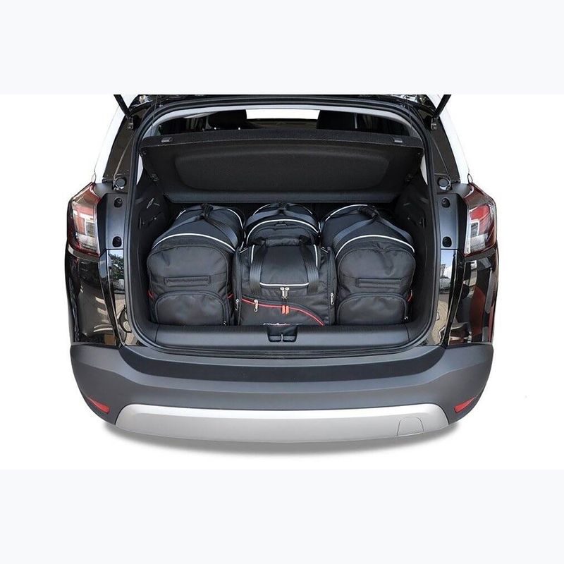 Zestaw toreb do bagażnika KJUST Opel Crossland X 2017+ 4 szt. czarny 12