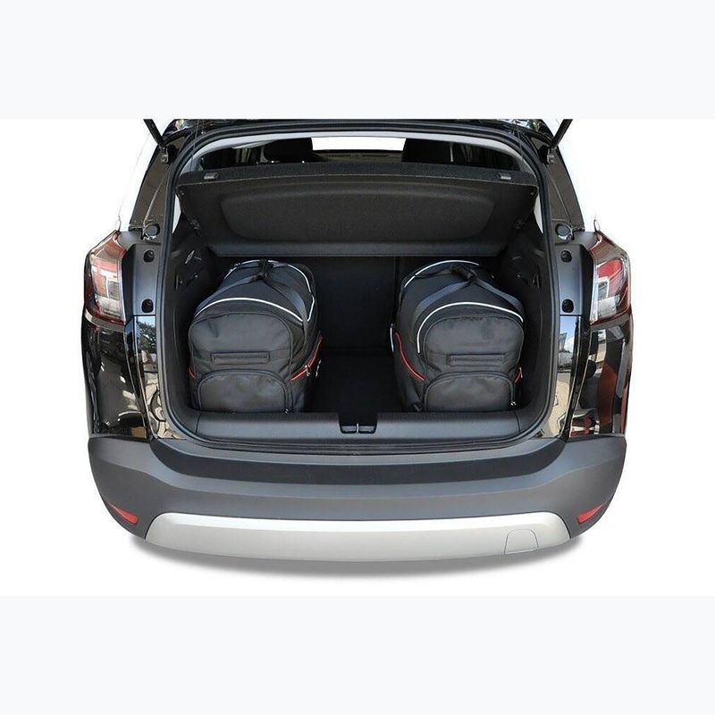Zestaw toreb do bagażnika KJUST Opel Crossland X 2017+ 4 szt. czarny 14