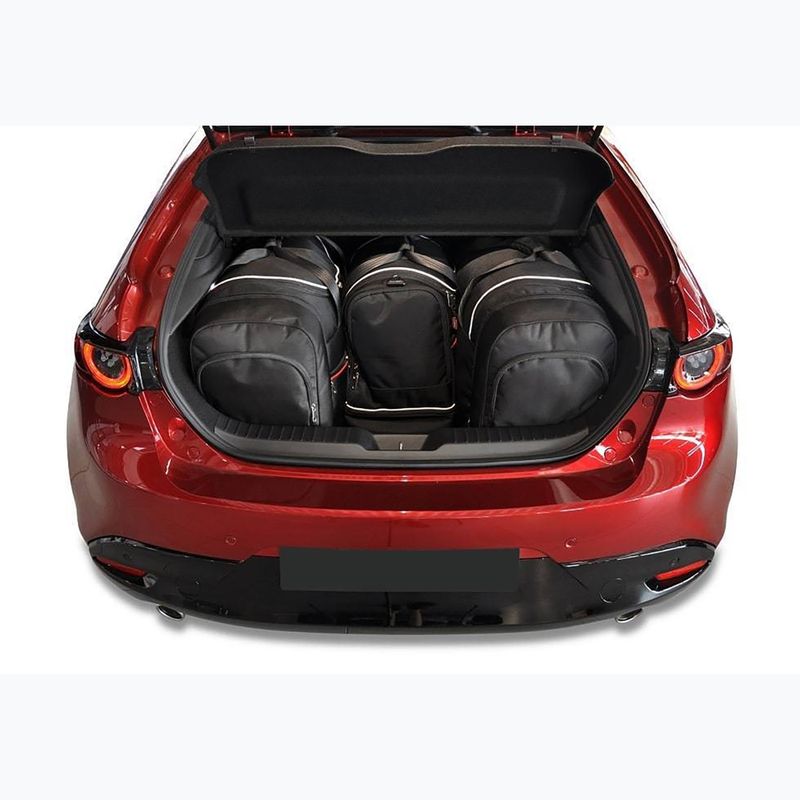 Zestaw toreb do bagażnika KJUST Mazda 3 Hatchback 2018+ 4 szt. czarny 14