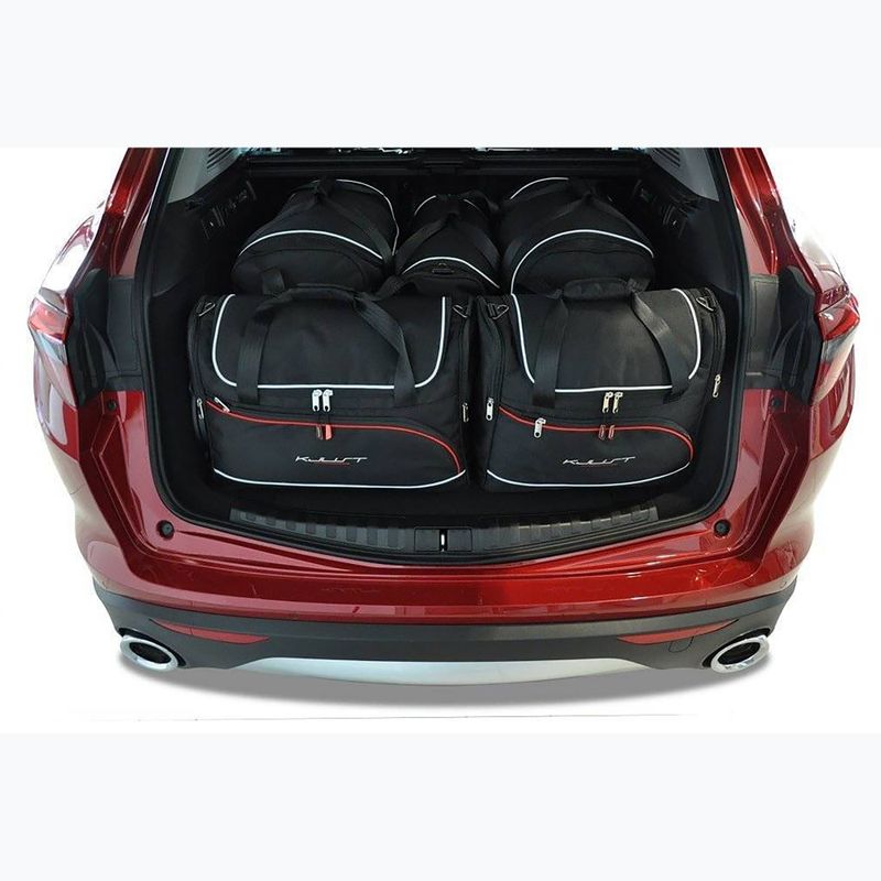Zestaw toreb do bagażnika KJUST Alfa Romeo Stelvio 2017+ 5 szt. czarny 15