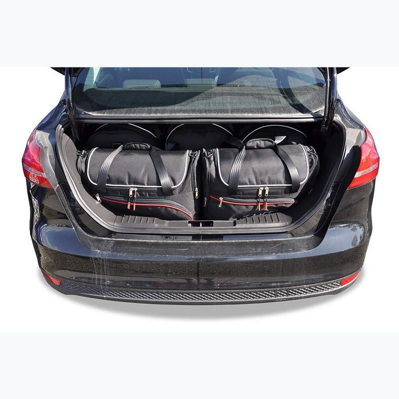 Zestaw toreb do bagażnika KJUST Ford Focus Limousine 2011-2018 5 szt. czarny 15