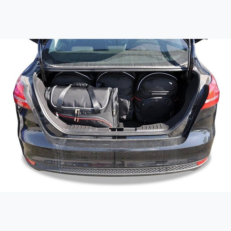 Zestaw toreb do bagażnika KJUST Ford Focus Limousine 2011-2018 5 szt. czarny 16