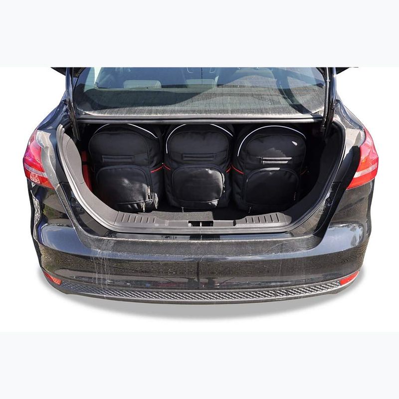 Zestaw toreb do bagażnika KJUST Ford Focus Limousine 2011-2018 5 szt. czarny 17