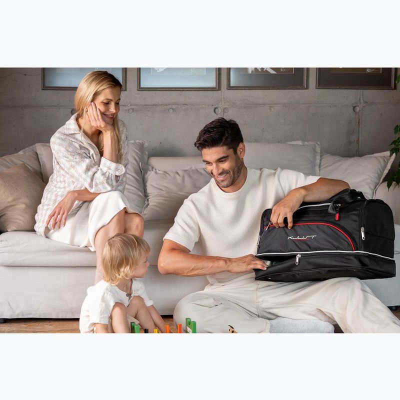 Zestaw toreb do bagażnika KJUST Ford Focus Hatchback 2018+ 4 szt. czarny 19