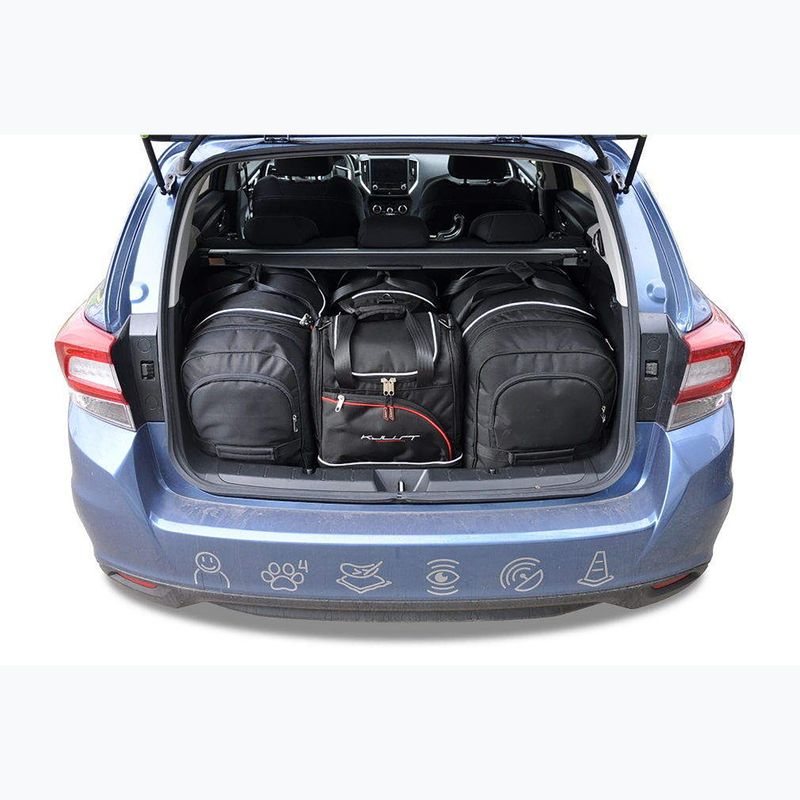 Zestaw toreb do bagażnika KJUST Subaru Impreza 2017+ 4 szt. czarny 13