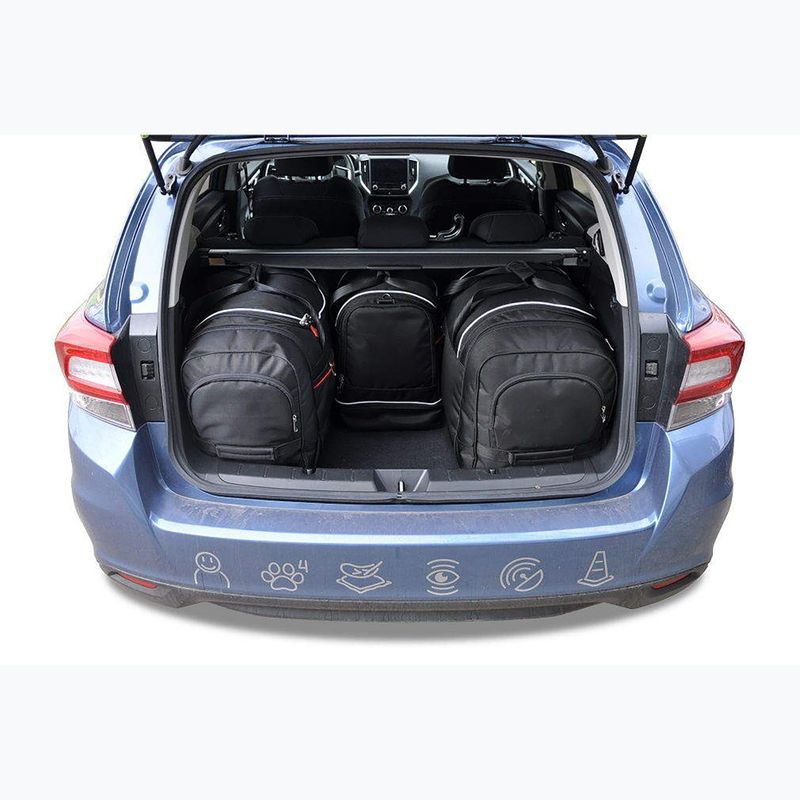 Zestaw toreb do bagażnika KJUST Subaru Impreza 2017+ 4 szt. czarny 14