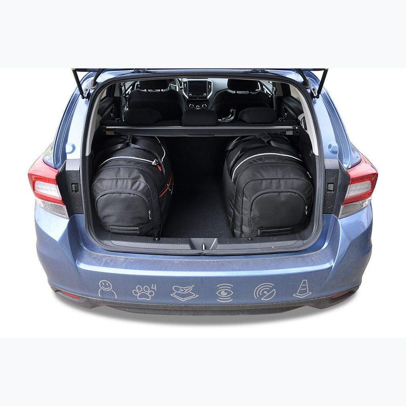 Zestaw toreb do bagażnika KJUST Subaru Impreza 2017+ 4 szt. czarny 15