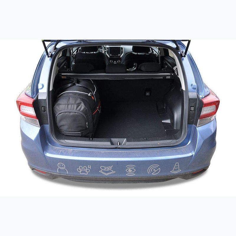 Zestaw toreb do bagażnika KJUST Subaru Impreza 2017+ 4 szt. czarny 16