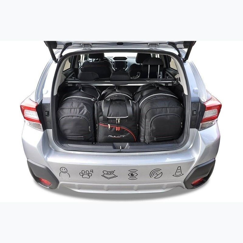 Zestaw toreb do bagażnika KJUST Subaru Xv 2017+ 4 szt. czarny 14