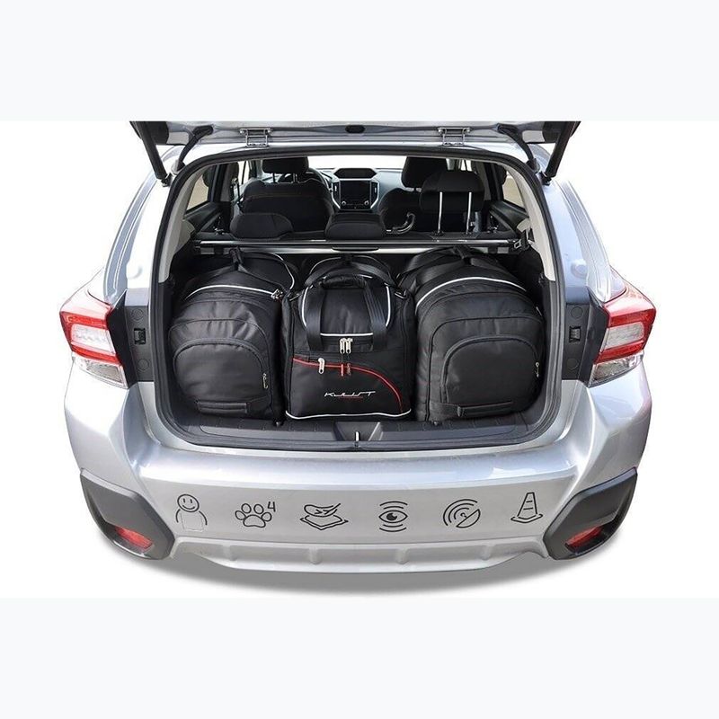 Zestaw toreb do bagażnika KJUST Subaru Xv 2017+ 4 szt. czarny 12