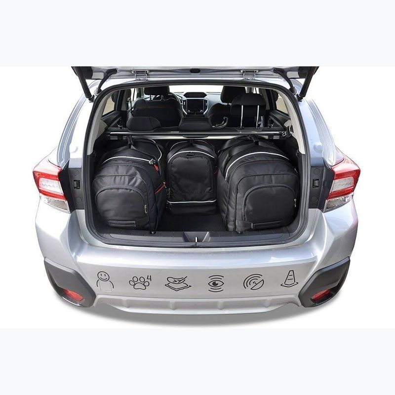 Zestaw toreb do bagażnika KJUST Subaru Xv 2017+ 4 szt. czarny 13