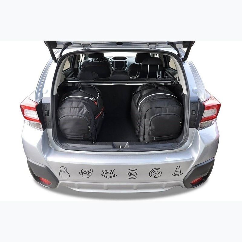 Zestaw toreb do bagażnika KJUST Subaru Xv 2017+ 4 szt. czarny 14