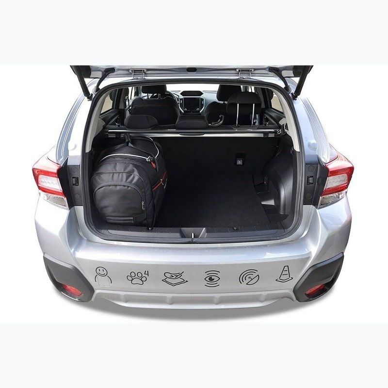 Zestaw toreb do bagażnika KJUST Subaru Xv 2017+ 4 szt. czarny 15